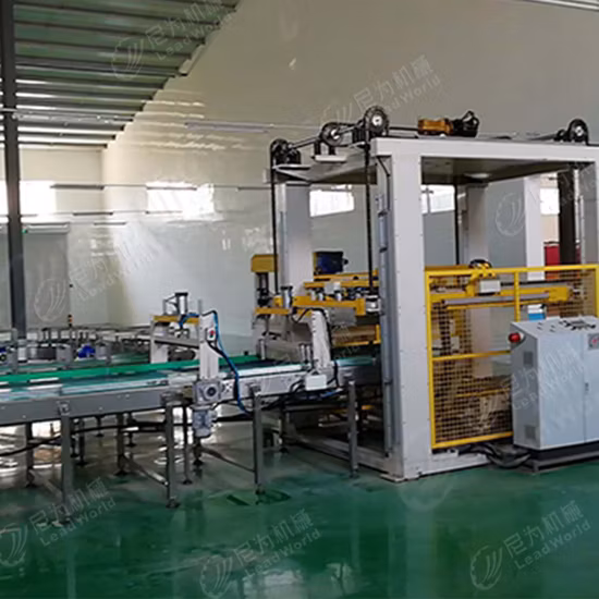 Automatic Filled Tin Cans Palletizer/ De-Palletizer Machine for Canned Food Bottle Food