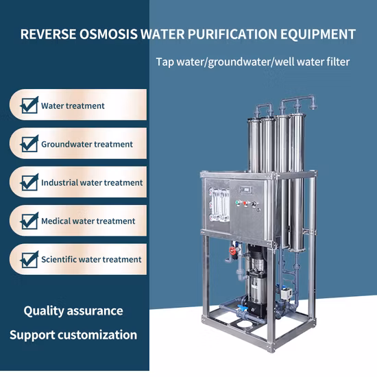 10.000 Liter pro Stunde Vorbehandlungstank aus Edelstahl 304/316 RO-Wasseraufbereitungsfilter Umkehrosmoseanlage